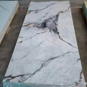 Feuille de plastique de type <span class=keywords><strong>marbre</strong></span> sans formaldéhyde, feuille de <span class=keywords><strong>PVC</strong></span> blanche, feuilles de plastique de <span class=keywords><strong>marbre</strong></span> pour l'intérieur, <span class=keywords><strong>plaque</strong></span> de décoration d'arrière-plan intérieur - Product Image 1