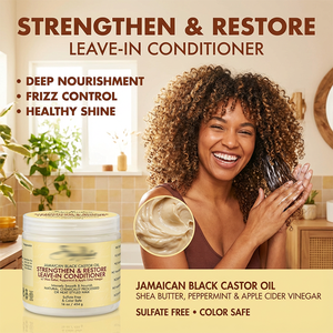 Crema Capilar de Manteca de Karité Orgánica al por Mayor, Gel Hidratante, Acondicionador Capilar con Aceite de Coco, Hidratante y Suavizante para el Cabello - Product Image 5