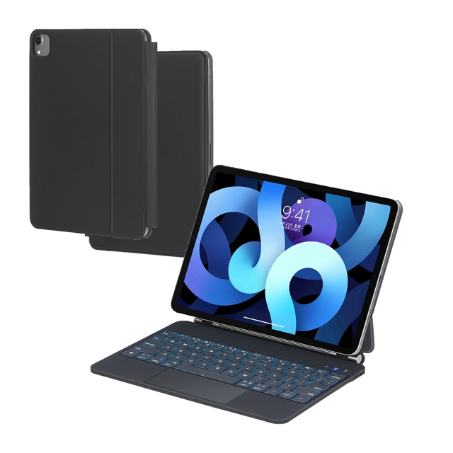Original Keyboard Wireless Magic Keyboard Case for Ipad  with Trackpad Led RGB Backlit Magic Keyboard for Apple