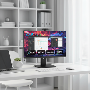 23.8จอ24นิ้ว100Hz IP 1080P FHD เดสก์ท็อปสำหรับติดตั้งคอมพิวเตอร์ขนาดเล็กและจอภาพการประชุมทางวิดีโอ - Product Image 1