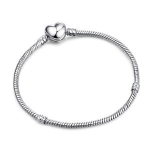 <span class=keywords><strong>BAMOER</strong></span> - Pulsera de Cadena de Serpiente con Dijes de Plata de 5 Estilos, Brazalete para Mujer, Pulseras con Dijes de Langosta para Diseñar Pulseras - Product Image 1