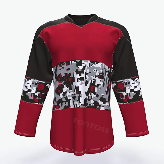 Eishockey Shirt Mini Hockey Trikot benutzer definierte Logo Sublimation Druck Eishockey Uniform Set