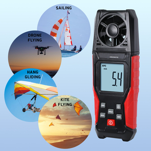 Anemómetro Digital de Alta Calidad, Velocímetro con Medición de Temperatura del Aire, Función de Retroiluminación, Gratuito - Product Image 2