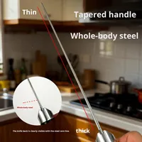 Couteau à découper la viande en acier de Damas, couteau de cuisine chinois avec manche en G10