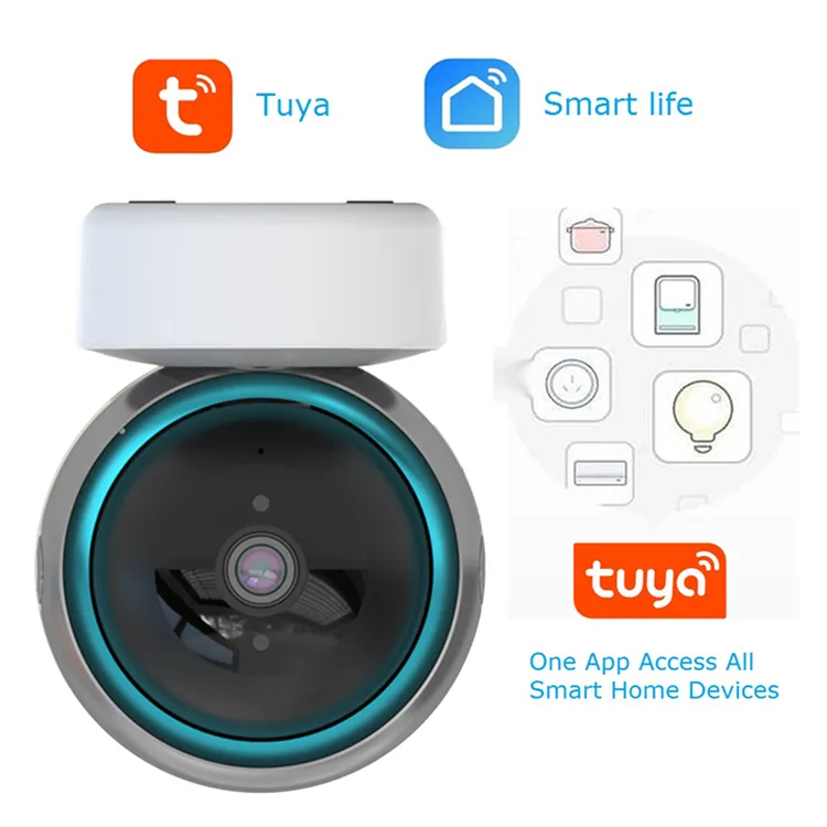 tuya surveillance cameras with wifi baby monitor with camera wifi HD 1080P videcam Video Monitor smart home security cctv camera