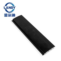 Couverture de piscine automatique à lattes en PVC Landy, imperméable, anti-UV, rétractable, garantie 3 ans, couverture de piscine à lattes pour piscine
