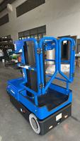 Plateforme élévatrice électrique autopropulsée pour picking, machine de levage verticale hydraulique mobile pour entrepôt, modèle professionnel