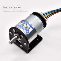 Motor de reducción eParthub de CC con codificación integrada y carro de auto-equilibrio con medición de velocidad, 1, 2, 2, 1, 2