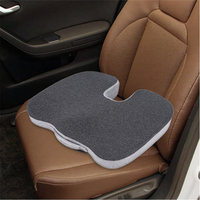 Coussin de siège en silicone de refroidissement Coussin de chaise de bureau de luxe confortable-Coussin de siège de voiture antidérapant, soulagement de la douleur au coccyx