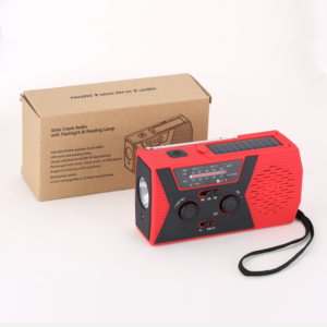 Portable Solaire LED Lumière Manivelle FM Radio <span class=keywords><strong>2000</strong></span> Mah Power Bank avec Fonction Lampe de Poche - Product Image 6