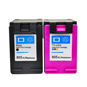 Oui-coloré 805Xl reconditionné Compatible <span class=keywords><strong>cartouche</strong></span> à jet d'encre pour <span class=keywords><strong>HP</strong></span> DeskJet 1210 1212 2330 2332 2333 2720 <span class=keywords><strong>2721</strong></span> Plus 4120 - Product Image 1