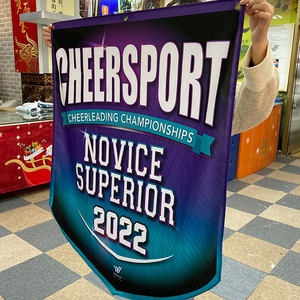 Cheersport Custom Champions <span class=keywords><strong>Banner</strong></span> <span class=keywords><strong>para</strong></span> campeonatos de porristas Diseño portátil <span class=keywords><strong>para</strong></span> competiciones superiores de principiantes - Product Image 2
