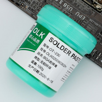 Pâte à souder BGA sans nettoyage Boule de protection de l'environnement Flux de pâte à souder Bouteille de 100g Flux de seringue de 10g pour le soudage des installations de soudage