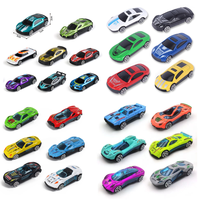 PANDAS 1:64 petite mini voiture en alliage roue libre à chaud véhicule en métal alliage plastique coulissant moulé sous pression modèle de voiture de course ensemble de jouets moulés sous pression