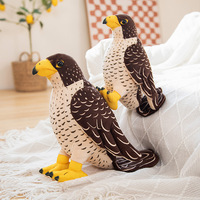 Personnalisé Super Mignon QF Marque 100% Polyester Animal En Peluche Perroquet Faucon Jouets PP Coton Remplissage pour 8-13 Ans Unisexe