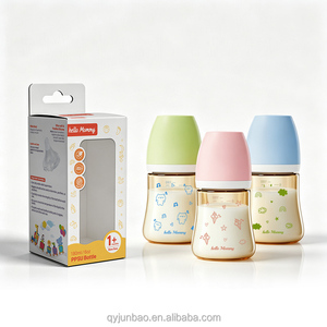 <span class=keywords><strong>Biberon</strong></span> PPSU à col large personnalisé OEM, sans BPA ni BPS, avec tétine en silicone ressemblant à un sein, 90 ml, 160 ml, 240 ml, pour bébés de 0 à 12 mois - Product Image 4