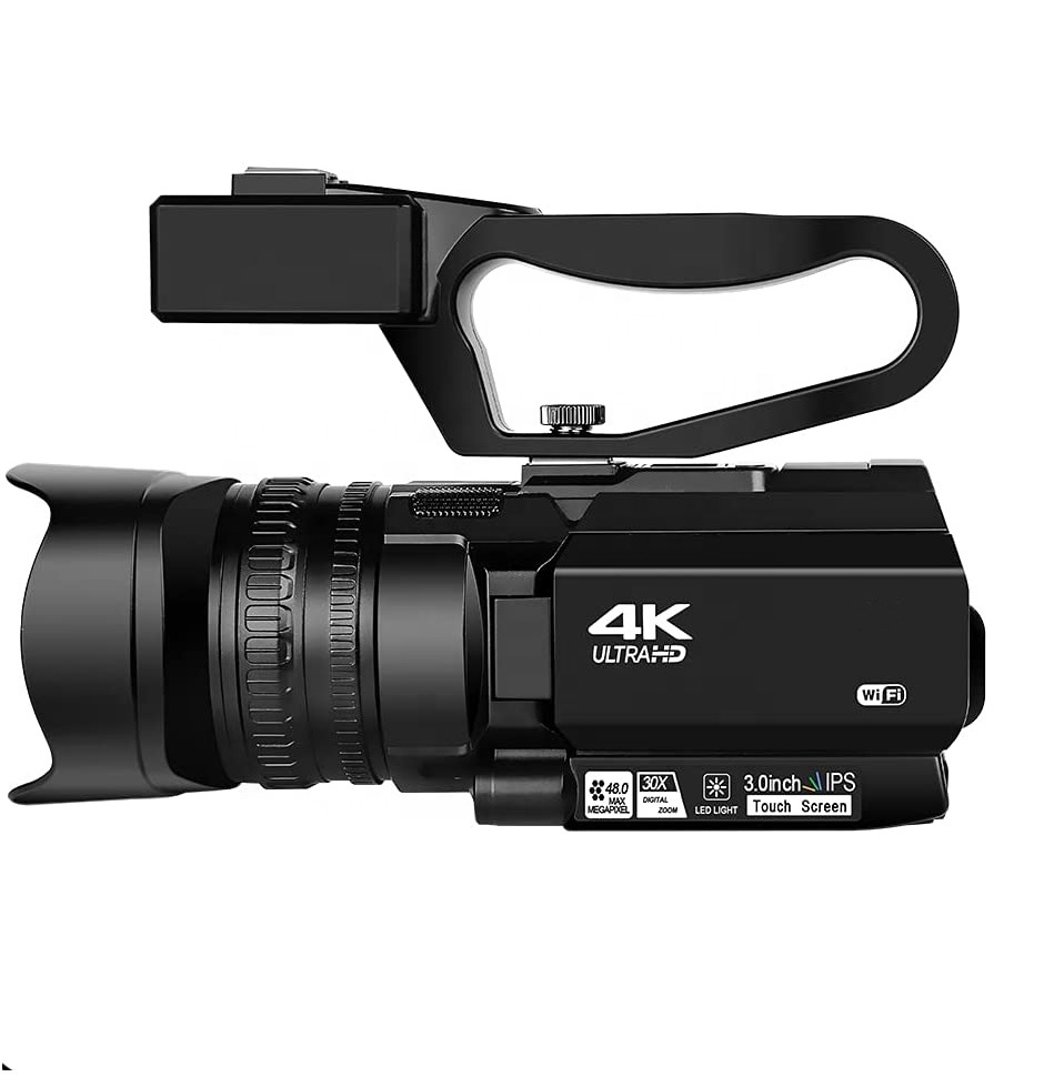 Camcorder 4K Ultra HD 48MP Video Camera for YouTube Live Streaming 30X Digital Zoom 3.0 inch Touch Screen
