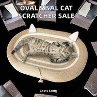 Lit pour chat en sisal classique Petlead - Utilisation en intérieur toute saison