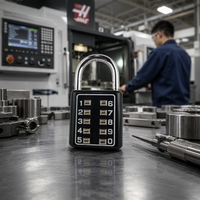 Cadenas à combinaison en alliage de zinc pour mini-valise, antivol, couleur personnalisée, taille sur mesure, vente en gros