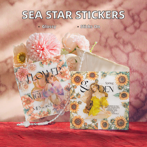 Autocollants en <span class=keywords><strong>film</strong></span> découpé, 20 feuilles par paquet, style rétro anime, série étoile de mer naufrage, manuel de scrapbooking, autocollants pour animaux de compagnie - Product Image 2