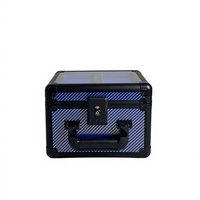 Étui de Luxe Bingo en Aluminium et Acrylique pour Cartes, avec Serrure TSA, Fenêtre de Présentation, Conception Antichoc, 2-3 Compartiments pour Cartes à Collectionner - Durable
