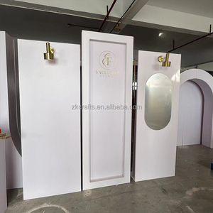 Supporto per Insegna d'Ingresso ZKAI in Acrilico Bianco, Espositore per Cartelli di Benvenuto per Matrimoni ed Eventi - Product Image 4