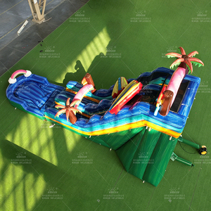 WINSUN Commercial Beach Themed Inflatable Water Slide with Pool for Kids Summer Parties Backyard Water <b>Fun</b> - Product Image 4