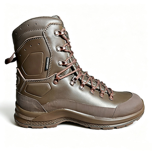Bottes de randonnée tactiques imperméables en cuir marron SFA1 Malaysia Froest Jungle, chaussures de trekking en cuir pour activités de plein air - Product Image 1