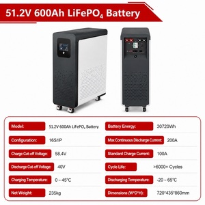 ชุดแบตเตอรี่ออลอินวัน 30KWh, 40KWh, 50KWh ระบบกักเก็บพลังงานภายในบ้านแบบเสียบปลั๊กใช้งานได้ทันที 51.2V LiFePO4 ระบบเซลล์แสงอาทิตย์ - Product Image 2
