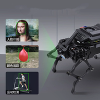 WAVEGO chien robot bionique à quatre pattes AI haut degré de liberté basé sur ESP32/ Raspberry PI 4B