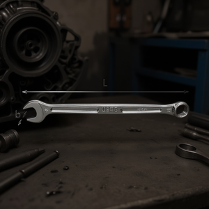 ประแจ 285 X ขนาด 10 มม. แบบผสม ปากเปิดและปากวงแหวน สำหรับซ่อมแซมยานยนต์ - Product Image 3