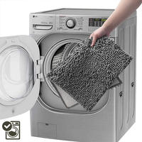 FIGOO - Vente en gros - Tapis de bain antidérapant avec adhésif thermofusible, séchage rapide, en microfibre