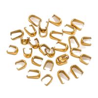 Connecteurs de pendentif en acier inoxydable pour collier, fermoirs à pince pour la fabrication de bijoux DIY