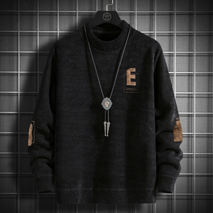 Vente en gros Nouveau <span class=keywords><strong>pull</strong></span> décontracté tendance pour hommes Haut tricoté épais doux et chaud - Product Image 6