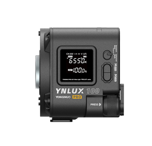 Vente en gros <span class=keywords><strong>YONGNUO</strong></span> <span class=keywords><strong>YNLUX100</strong></span> PRO 120W Lampe vidéo COB haute puissance pour selfie, éclairage d'appoint LED extérieur pour photographie avec poignée et adaptateur secteur - Product Image 6