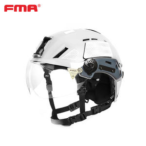 หมวกนิรภัย FMA สีเทาคุณภาพสูง วัสดุ ABS สำหรับการค้นหาและกู้ภัยทางยุทธวิธี (SAR) และงานก่อสร้าง - Product Image 3