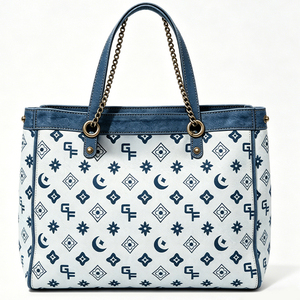 Casual Women's Tote Shoulder Bag, PU Leather Material, with <b>Chain</b> Strap, Daily Carry Office <b>Handbag</b> - Product Image 4