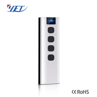 YET2169 Vente chaude Prix d'usine Télécommande universelle pour rideaux à longue portée 1-10 boutons Grande taille Puce EV1527