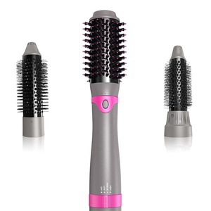 Top portátil plancha de pelo cepillo seco rápido rizador de pelo de secador de pelo con peine <span class=keywords><strong>Nova</strong></span> giratorio 3 en 1 caliente cepillo de aire - Product Image 2