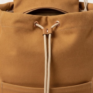 Pickleball Beeswax Oat Canvas <b>Backpack</b> Holds 2 Paddles 18Oz Raw Custom Logo Wholesale Tennis Padel Racket <b>Backpack</b> - Product Image 4
