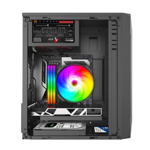 省スペースミニタワーケースは、<span class=keywords><strong>ATX</strong></span> PSU互換性を備えたM-<span class=keywords><strong>ATX</strong></span>/Mini-ITXマザーボードをサポートします270mm GPU長デュアルストレージベイ - Product Image 4