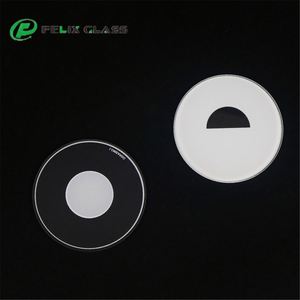 Plaque de verre trempé transparente imprimée soie de 4 mm d'épaisseur, plate, pour luminaires de plafond industriels modernes, élégante et durable, pour la décoration intérieure - Product Image 1