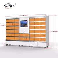 Tủ Quần Áo Tùy Chỉnh Giặt Quần Áo Parcel Công Nghệ Giao Hàng Hộp Lưu Trữ Thông Minh Tủ Quần Áo Tủ Giặt Thông Minh