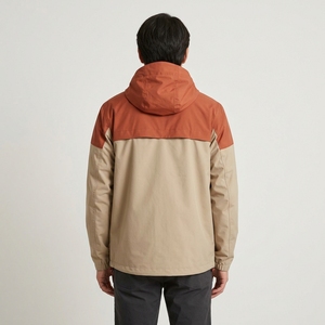 Veste de pluie imperméable légère coupe-vent à capuche, couleur personnalisée, vêtements de travail d'extérieur pour hommes, fabriquée en usine au Pakistan - Product Image 5