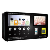 Máquina expendedora automática de perfume con pantalla táctil, kiosco de pulverización de fragancias de escritorio, dispensador de perfume