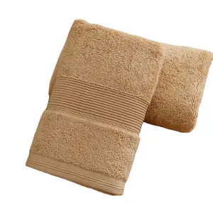 Telo da bagno per bambini morbido in cotone a pelo lungo ispessito 100% asciugamani da bagno in cotone all'ingrosso