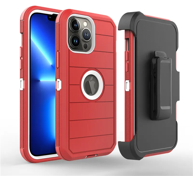 Heavy Duty Full Body Protection 3 in 1 Rugged Shockproof Drop-Proof Cover Defender Pro Case For Samsung S22 S21 ultra S10 5g