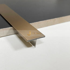 EX282 Modern Decorative Stainless Steel <b>T</b>-<b>Bar</b> Durable Finish for Interior Wall Flooring Edges Home Hotel Use 5+ Year Warranty - Product Image 6