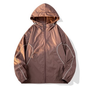 Chaqueta de Protección Solar UPF 50+ Personalizada por el Fabricante, 100% Poliéster, Secado Rápido, al por Mayor, para Exteriores, Verano, Manga Larga, con Capucha - Product Image 3