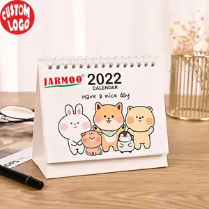 Factory Direct Sale Kalender Free Design Gedruckt Monatlicher Schreibtisch Tisch kalender Planer Einzigartige Schreibtisch kalender